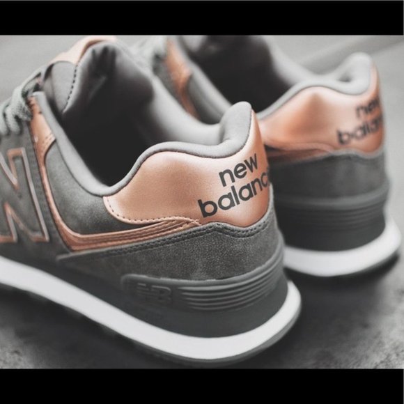 new balance 574 rose gold